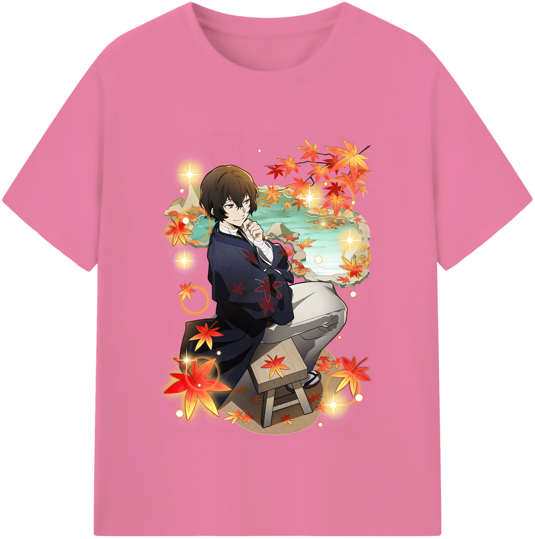 （画像用） 文豪ストレイドッグス Bungo Stray Dogs 綿100％半袖Tシャツ（フロントプリント）
